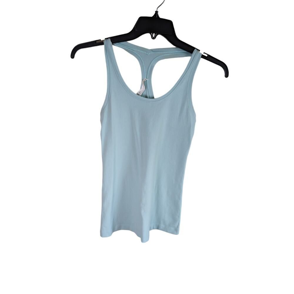 lululemon athletica Light Blue Racerback Tank Top